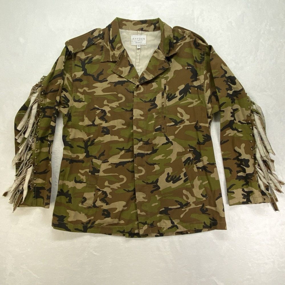 Hayden Los Angeles Jacket Women's S/M Camouflage tassels western